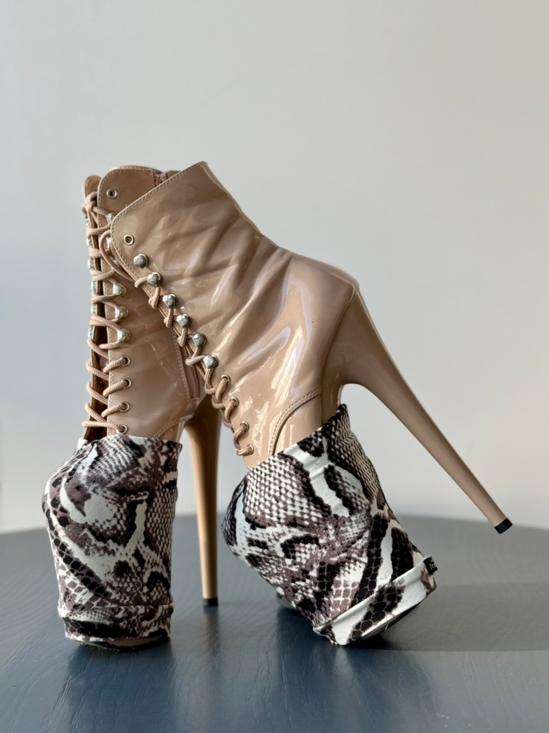 Protective Covers For Platform Boots – Animal Print